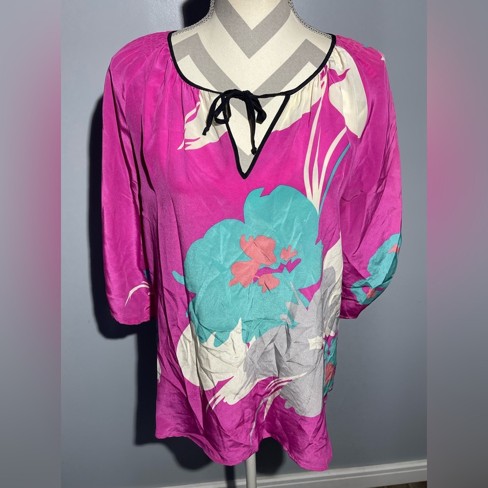 Yumi Kim Pink Floral Blouse